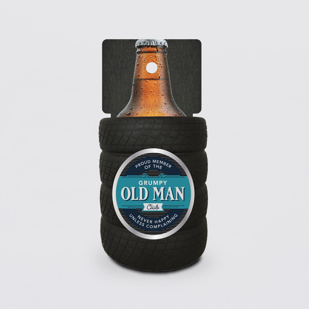 Grumpy Old Man' Beer Holder