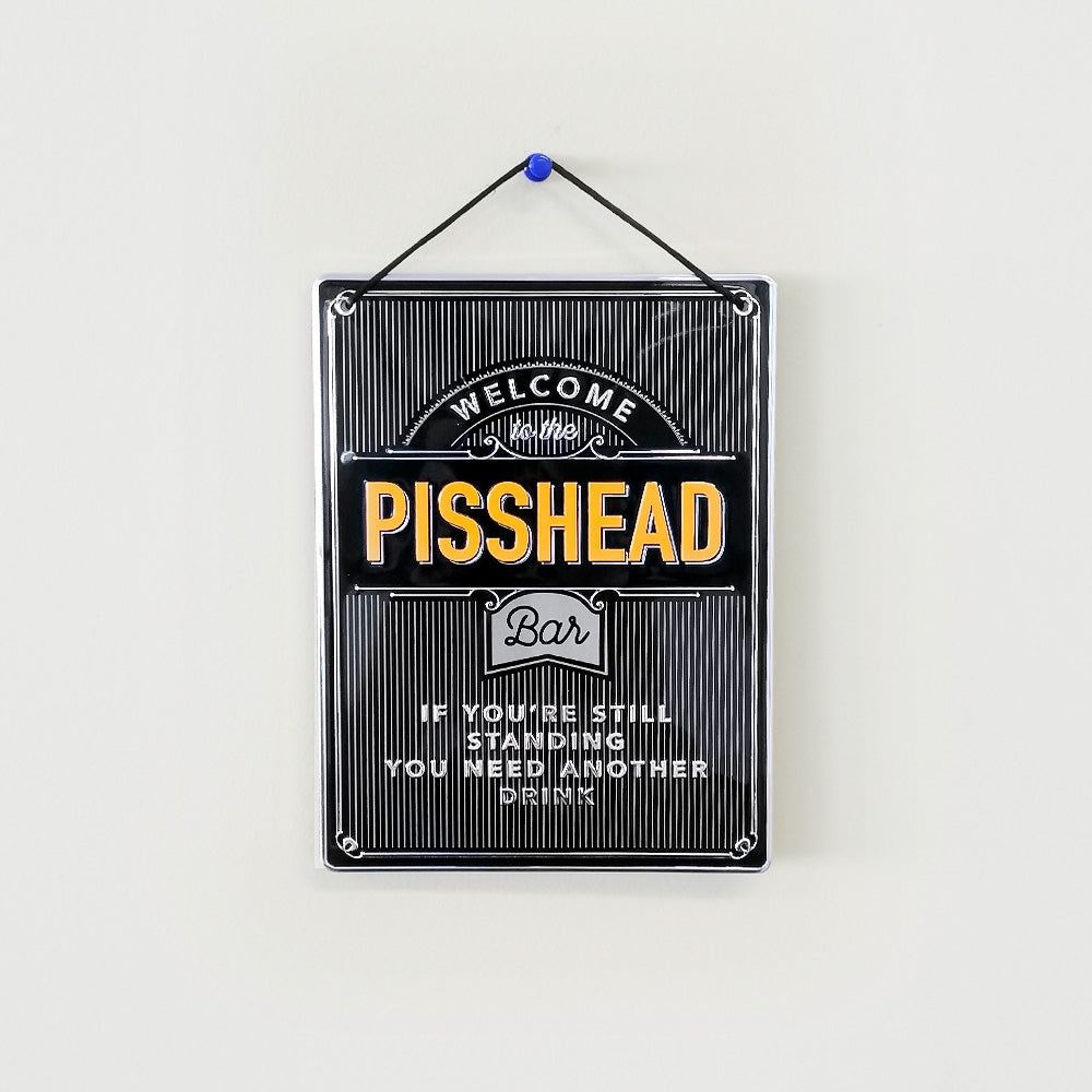 Pisshead' Metal Man Cave Sign