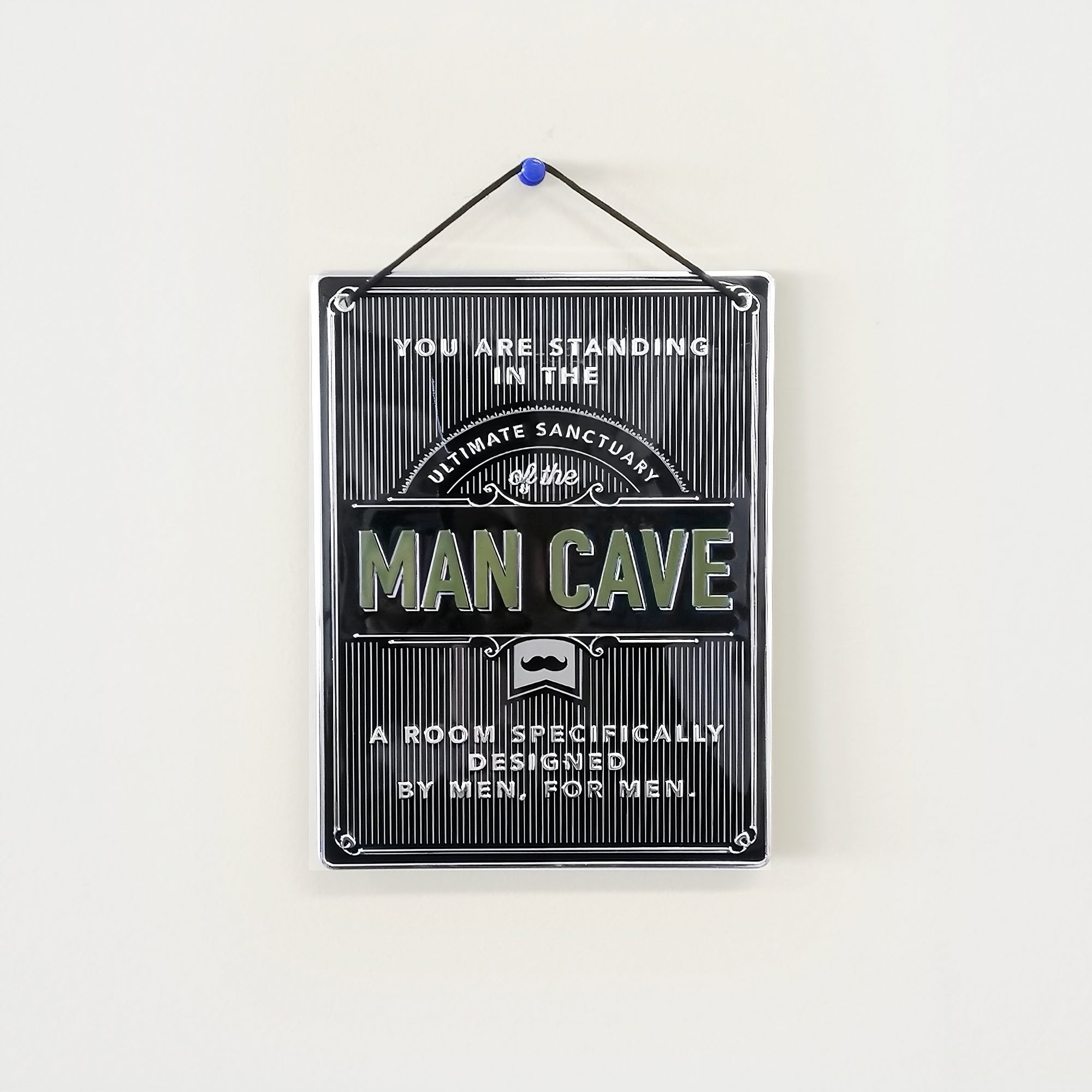 Man Cave' Metal Man Cave Sign