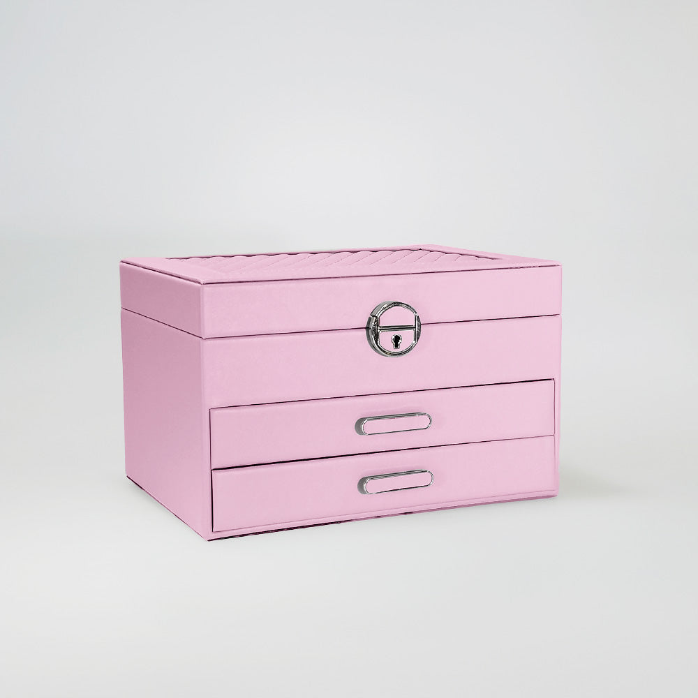 Three Tier Jewellery Boxes With Quilt Tops