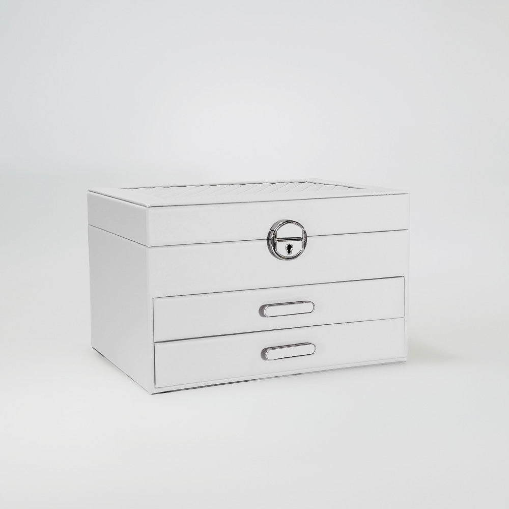 Three Tier Jewellery Boxes With Quilt Tops