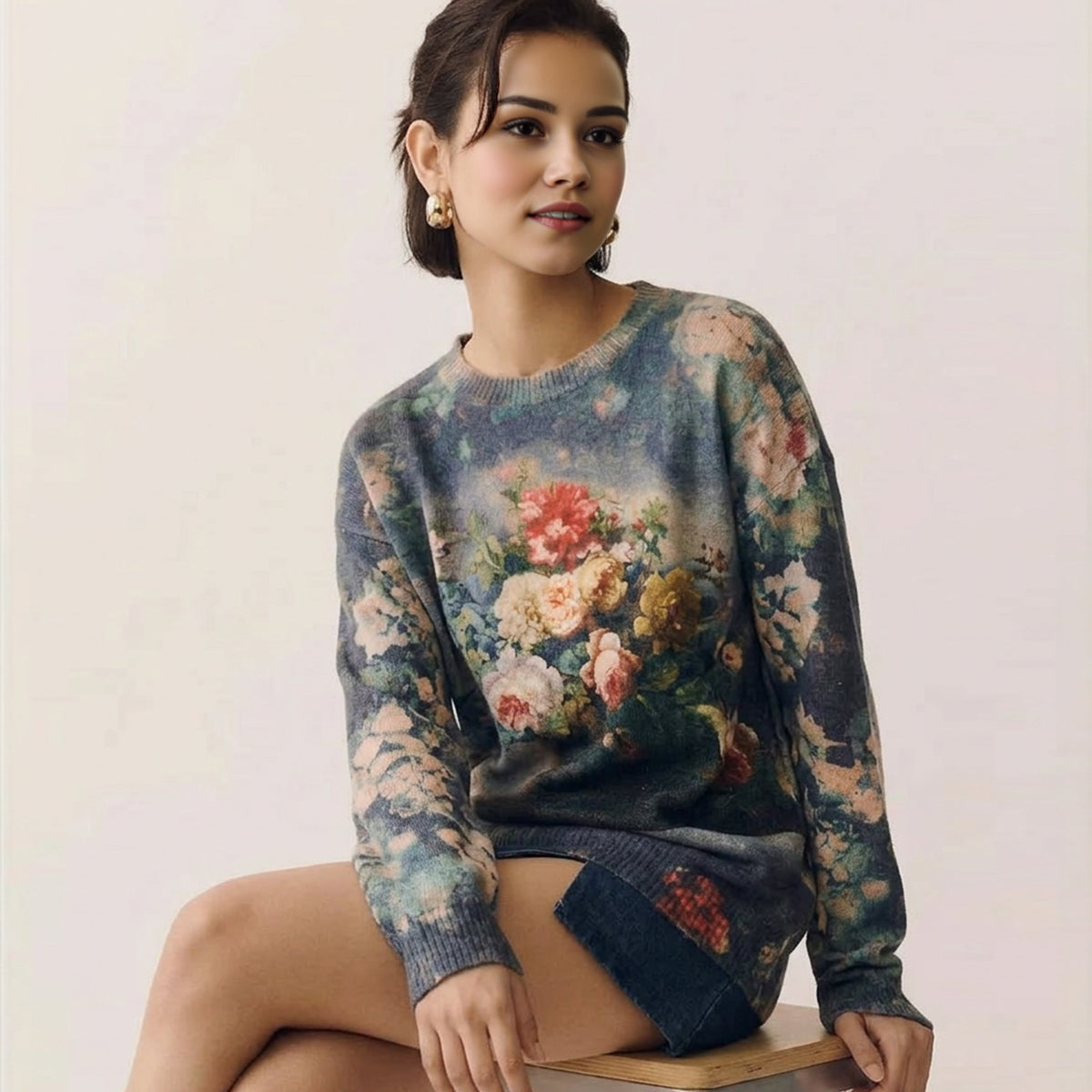 Winter Jersey - 'Floral'