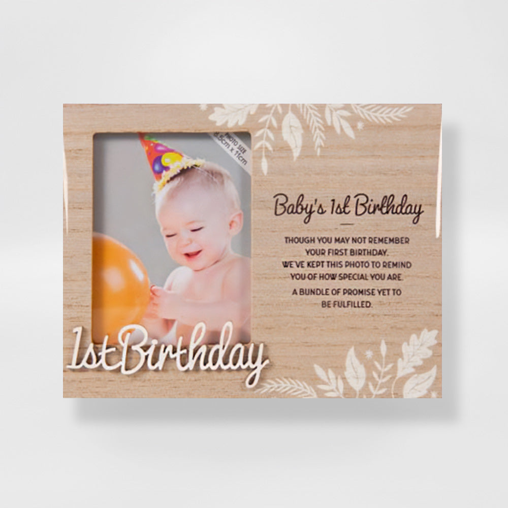 Picture Frame - Baby's 1st Birthday