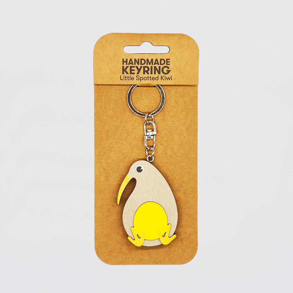 NZ Little Spotted Kiwi Keyring