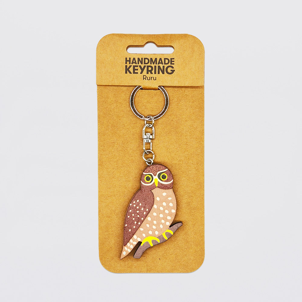 NZ Ruru Keyring