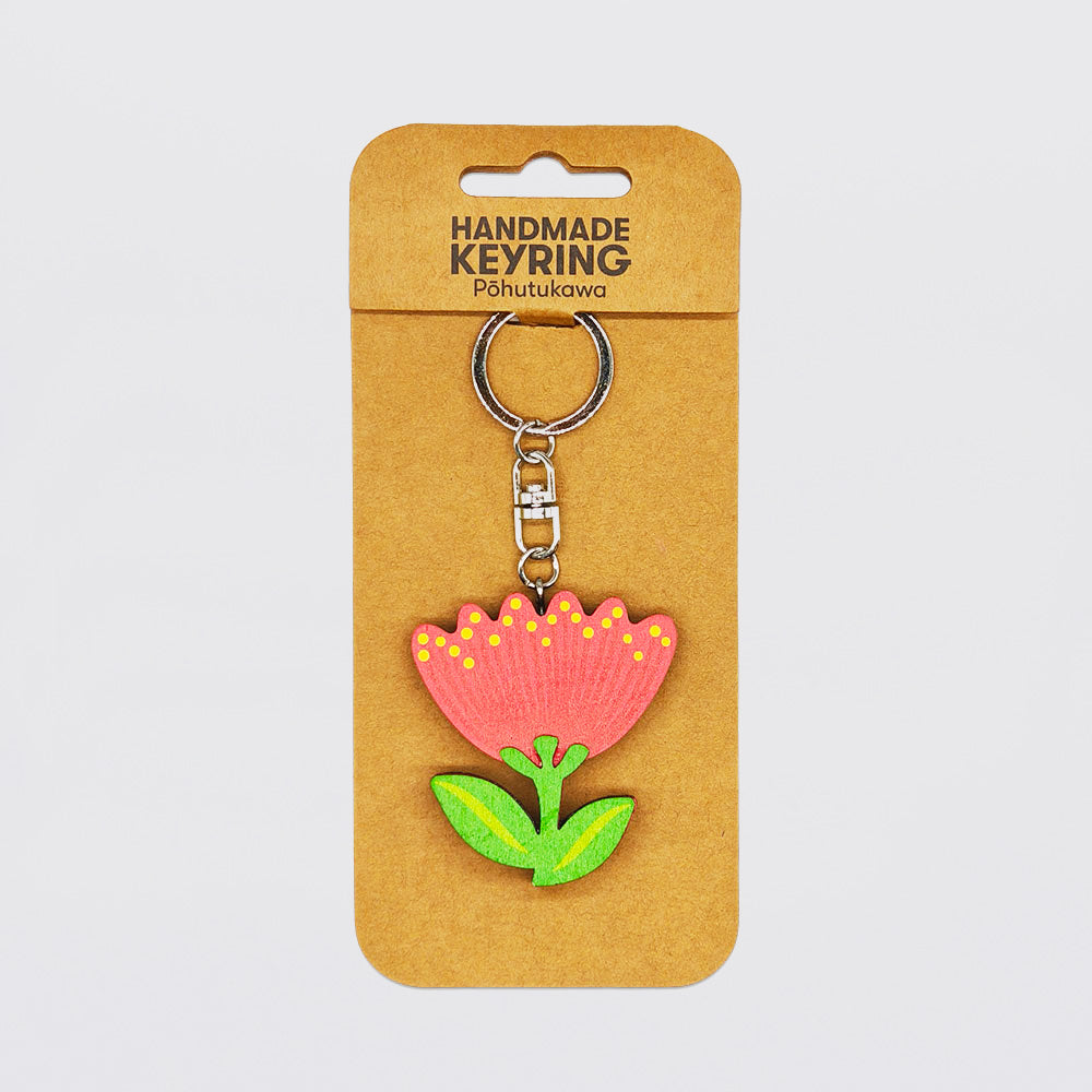 NZ Pohutukawa Keyring