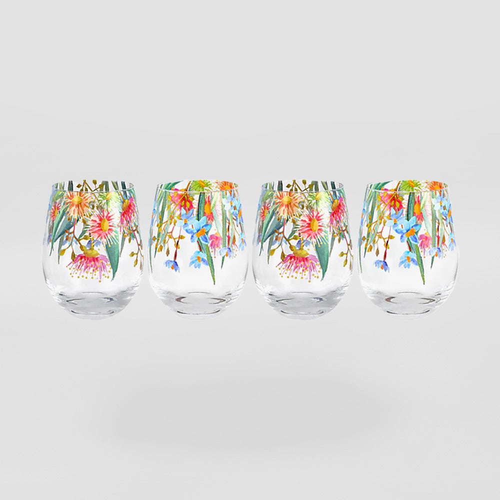 Eucalyptus Bloom Tumblers Set/4