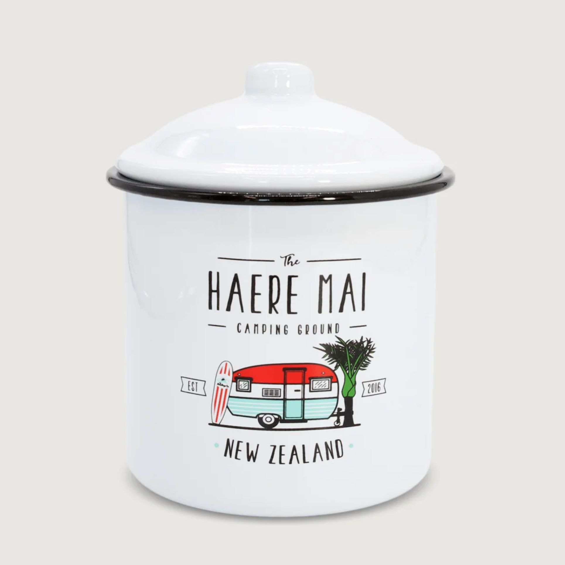 Moana RD - Heare Mai Enamel Canister