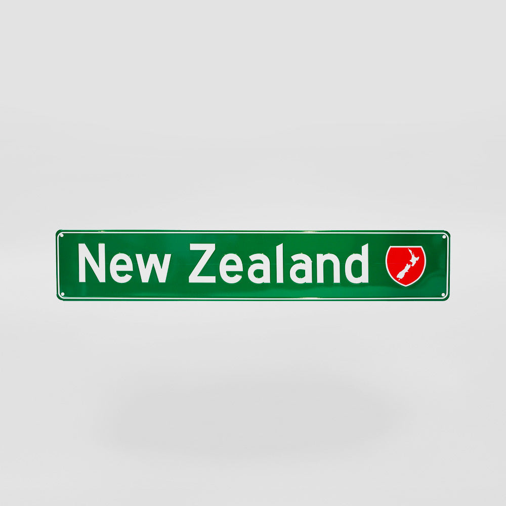 Road Trip Metal Sign - 'New Zealand'