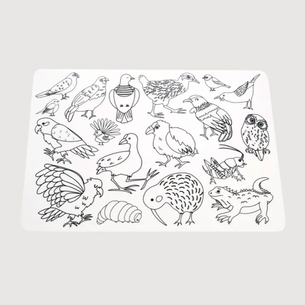 Moana RD - Silicone 'Colour In' Placemats