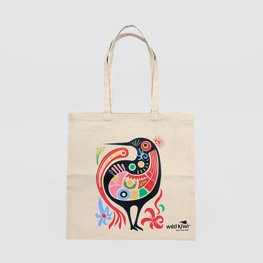 Coloured Kiwi Tote Bag
