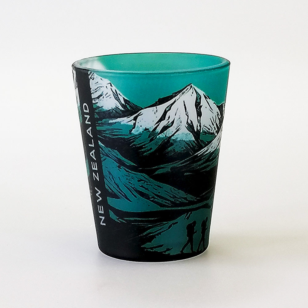 'Mountains' Kiwiana Shotglass