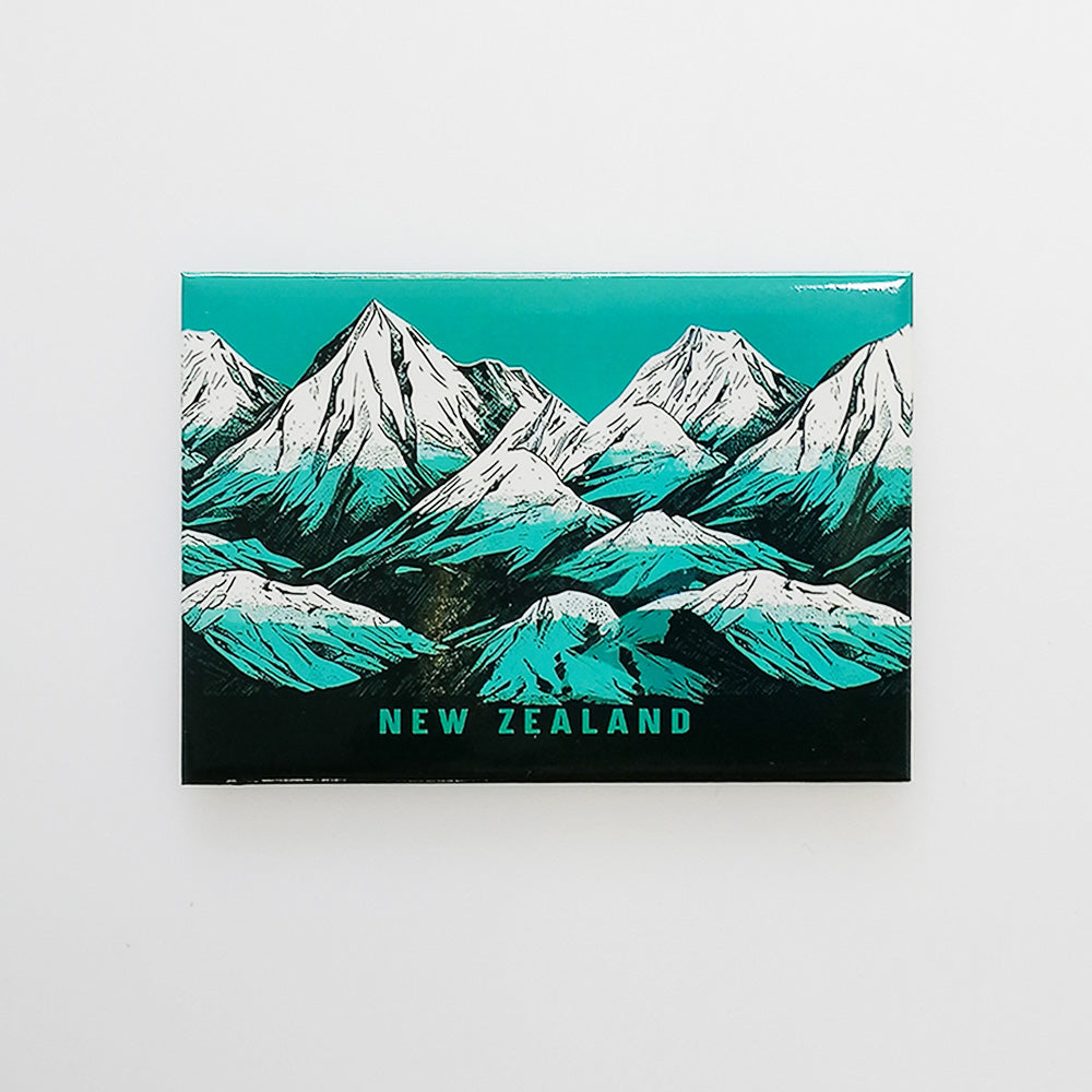 'Mountains' Kiwiana Magnet