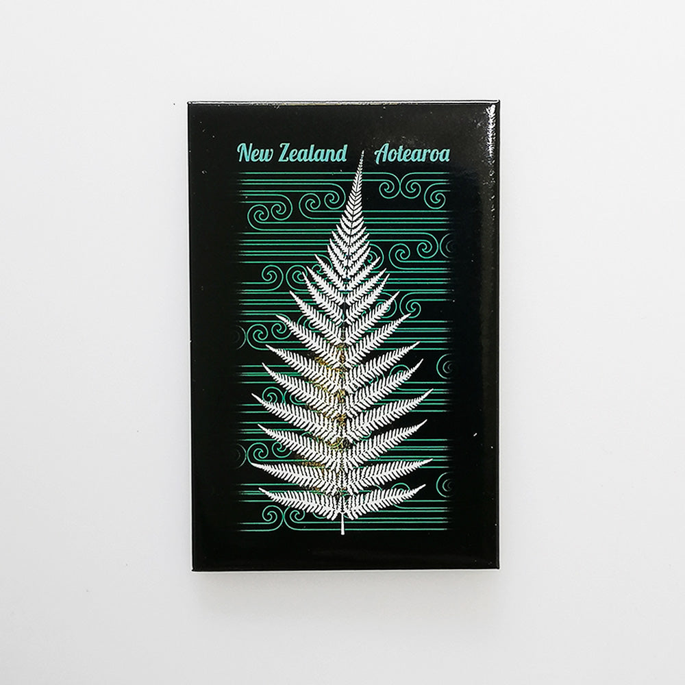 Silver Fern' Kiwiana Magnet