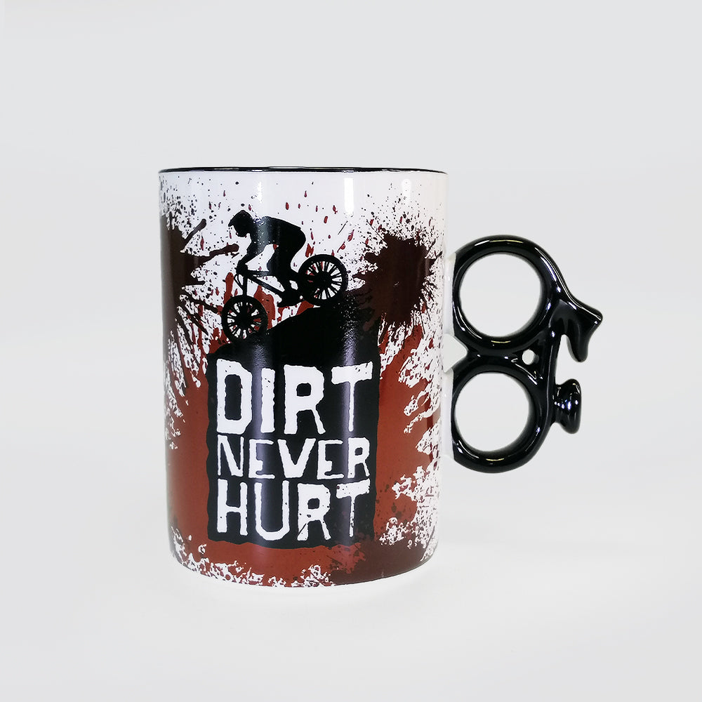 Bike Mug - 'Dirt Never Hurt'
