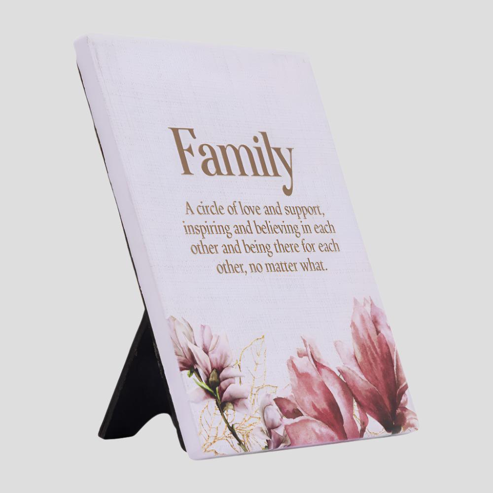 Blossom 'Family' Verse - Plaque