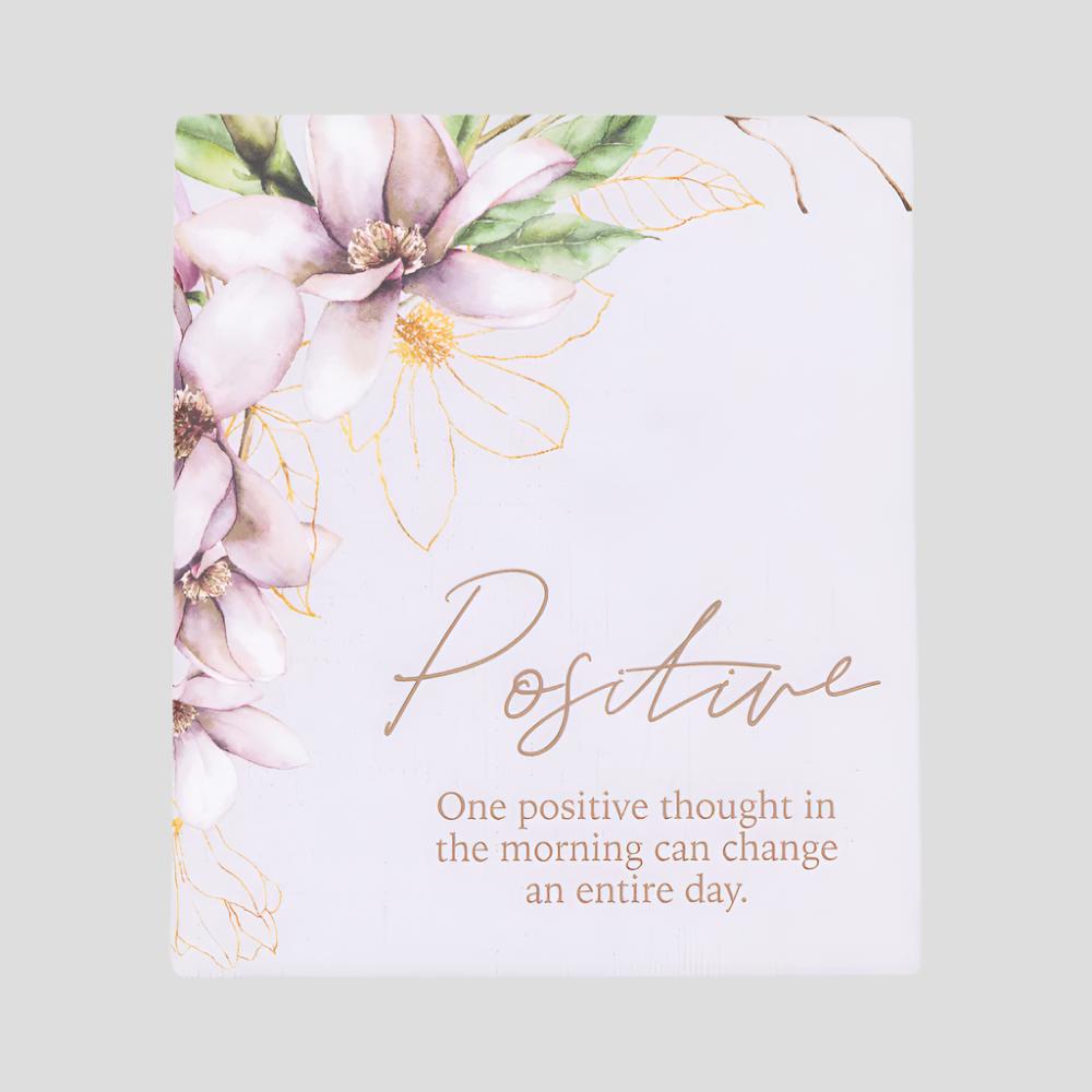 Blossom 'Positive' Verse - Plaque