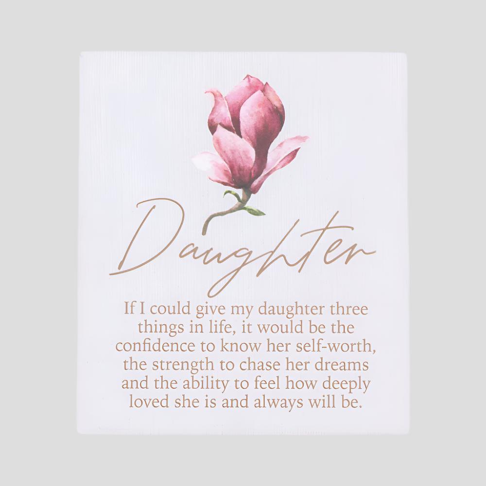 Blossom 'Daughter' Verse - Plaque