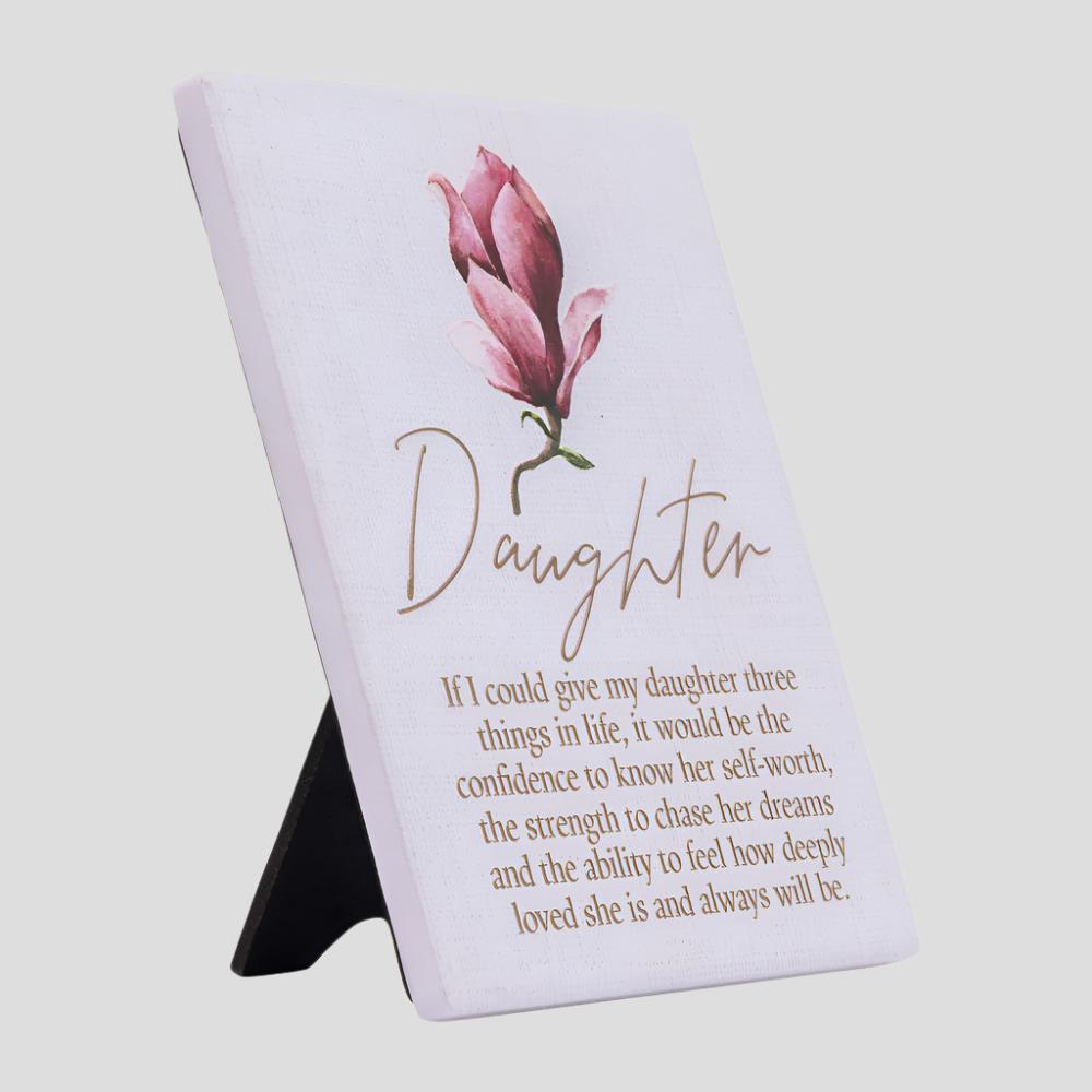 Blossom 'Daughter' Verse - Plaque