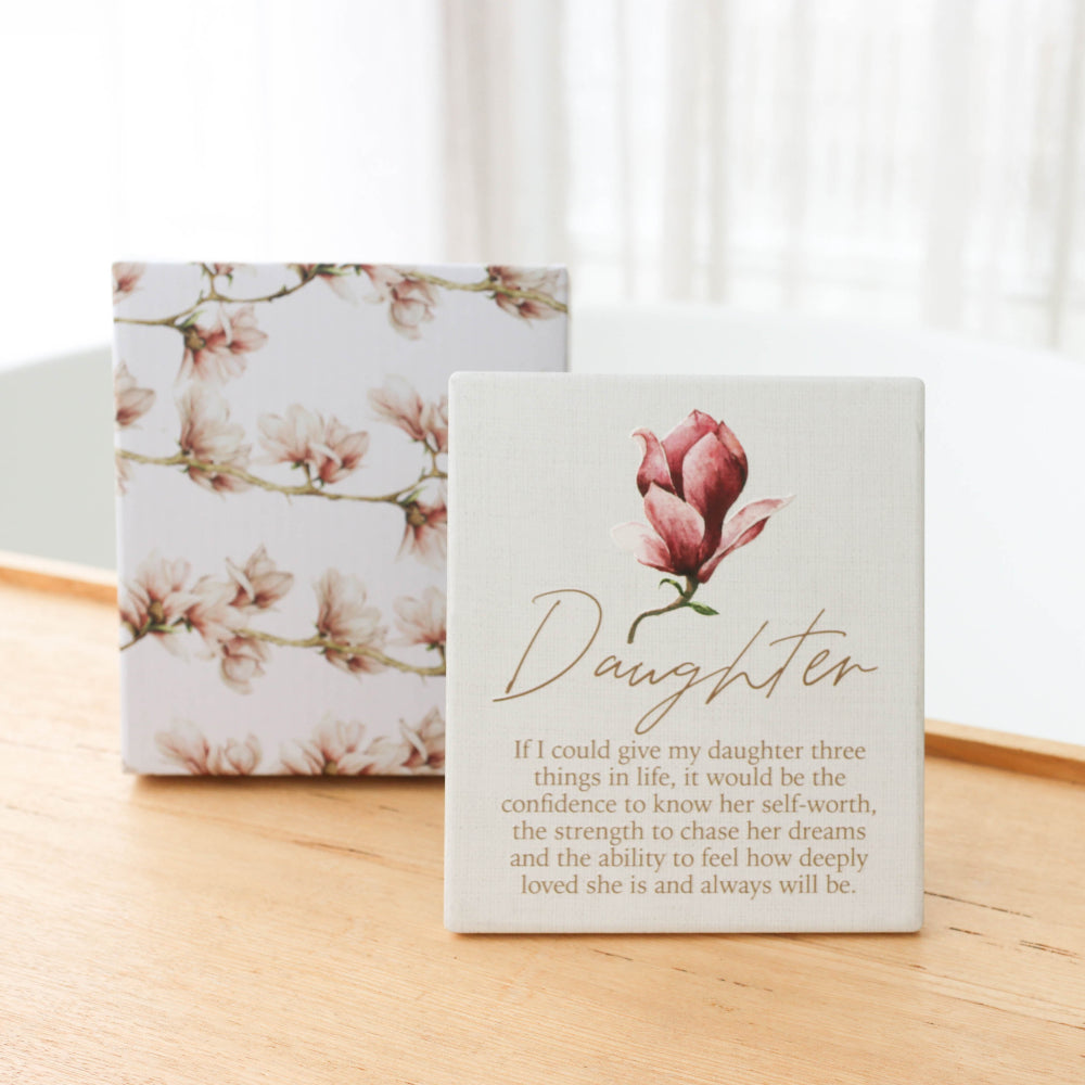 Blossom 'Daughter' Verse - Plaque