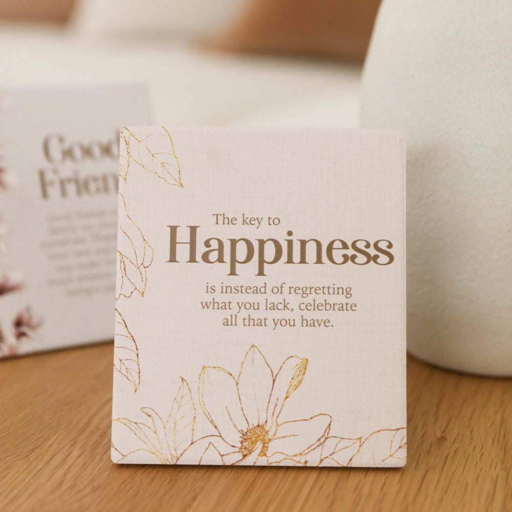 Blossom 'Happniness' Verse - Plaque