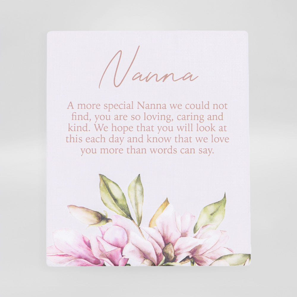 Blossom 'Nana' Verse - Plaque