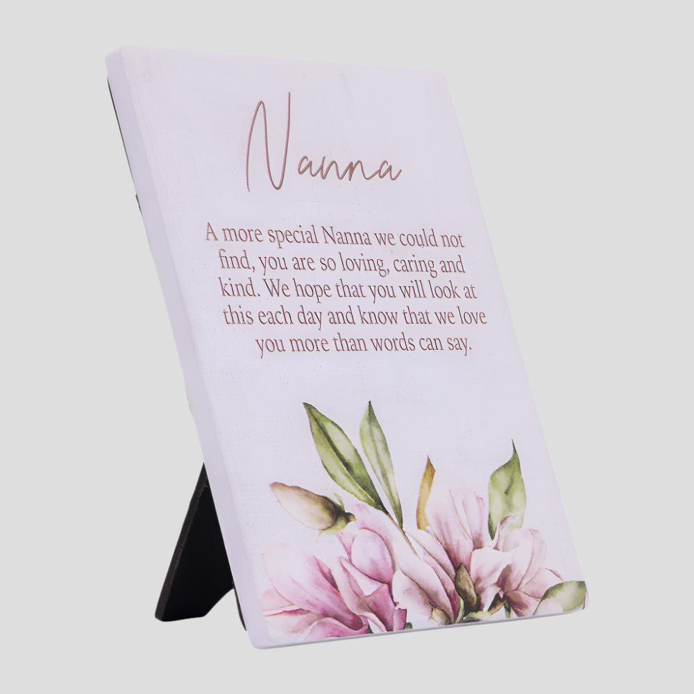 Blossom 'Nana' Verse - Plaque