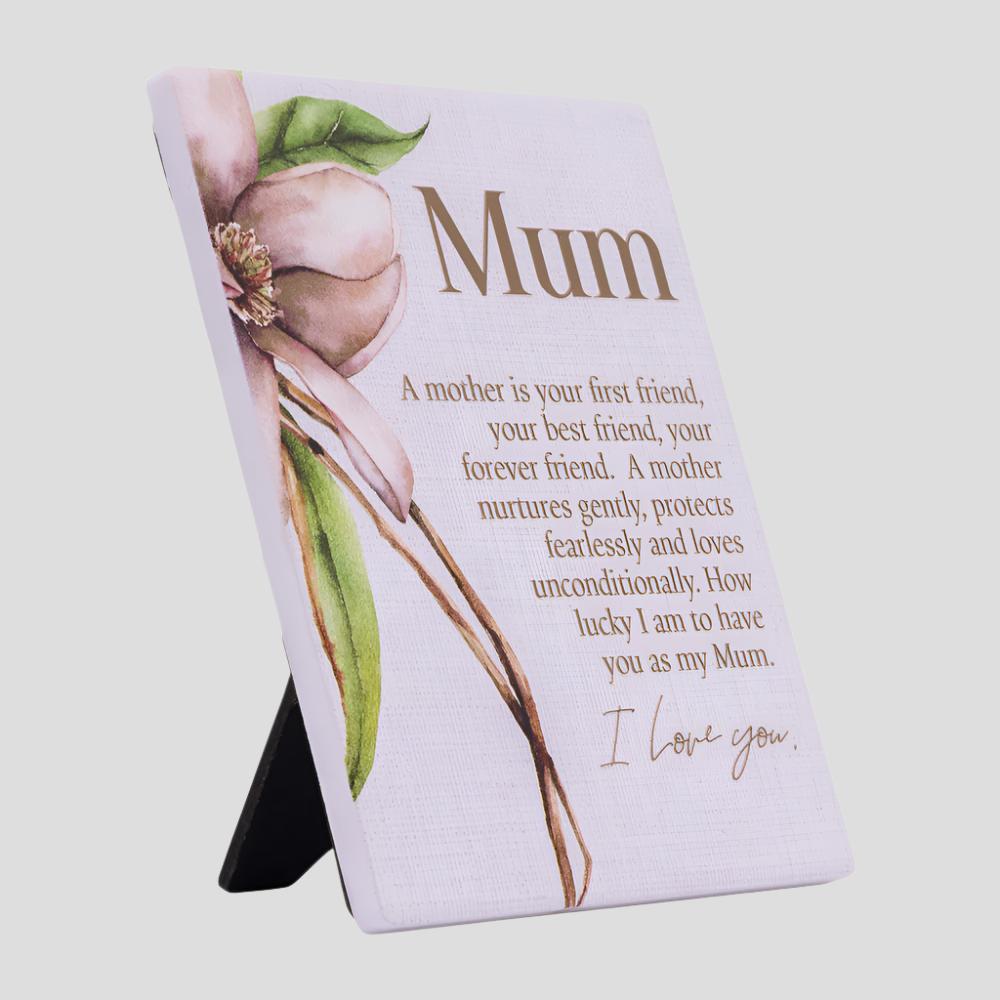 Blossom 'Mum' Verse - Plaque