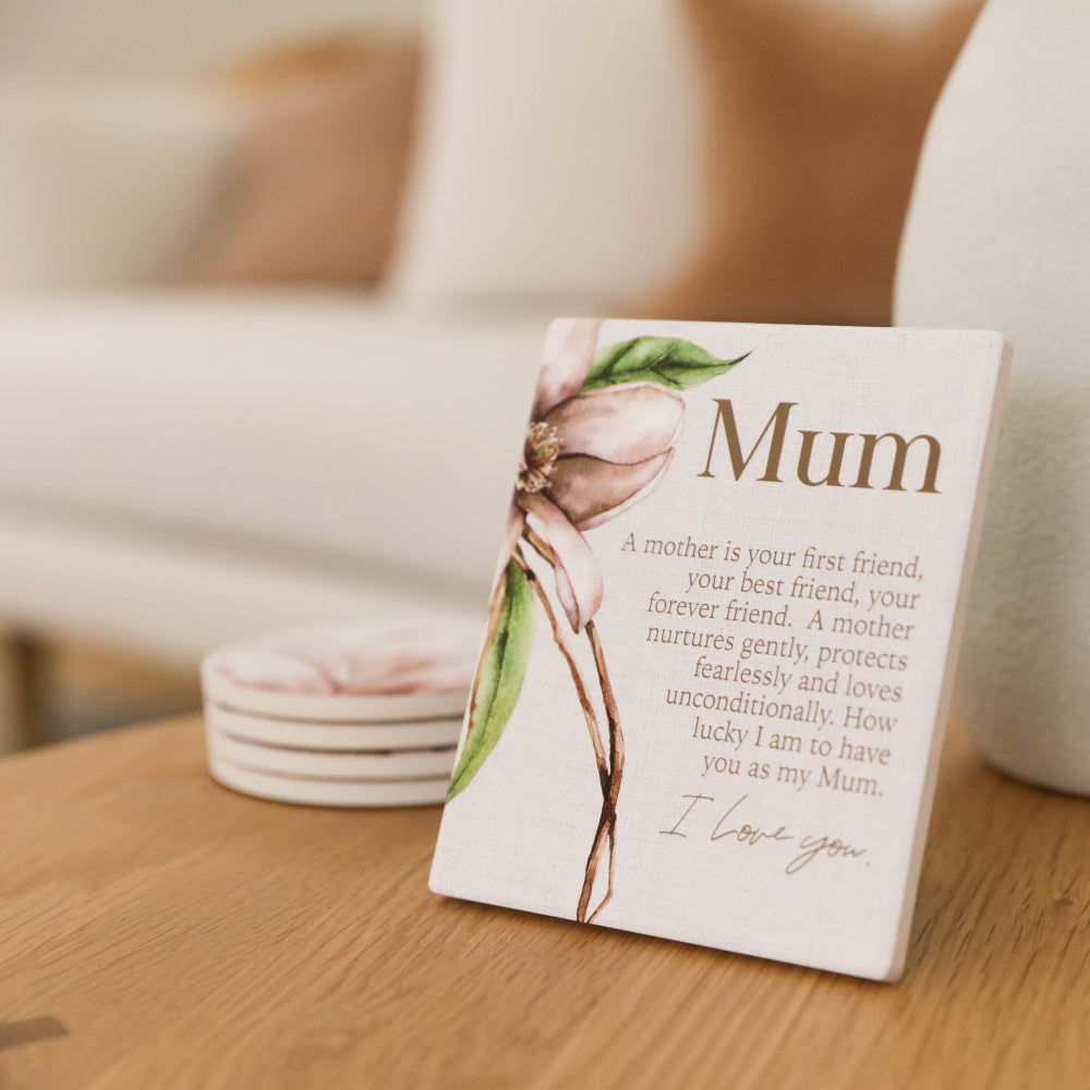 Blossom 'Mum' Verse - Plaque