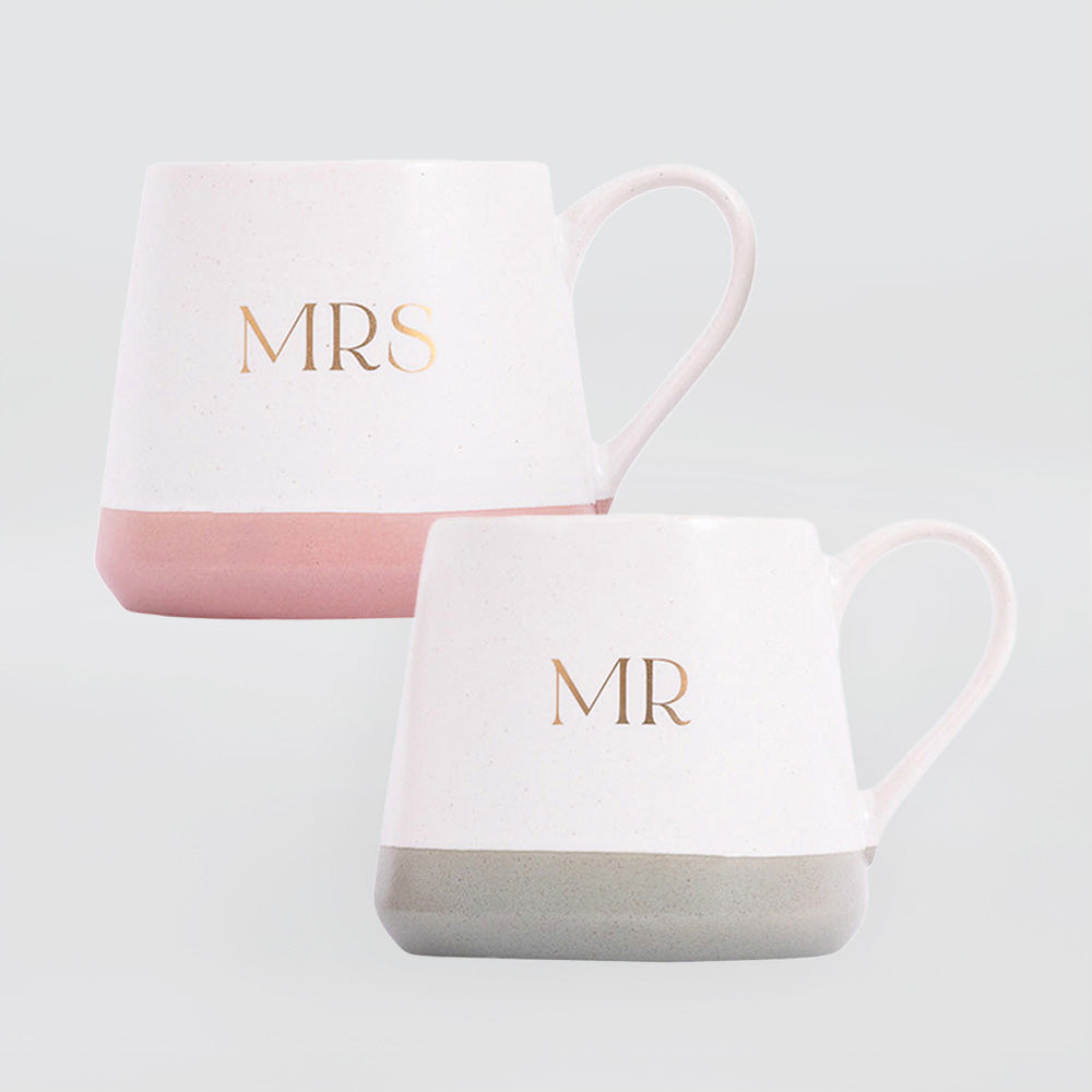 Wedding Mugs 'Mr & Mrs' - Set/2