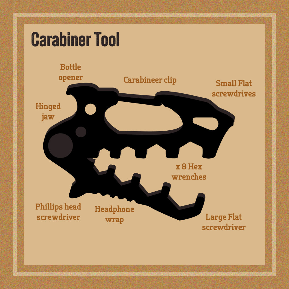 'T-Rex Carabina' Multitool