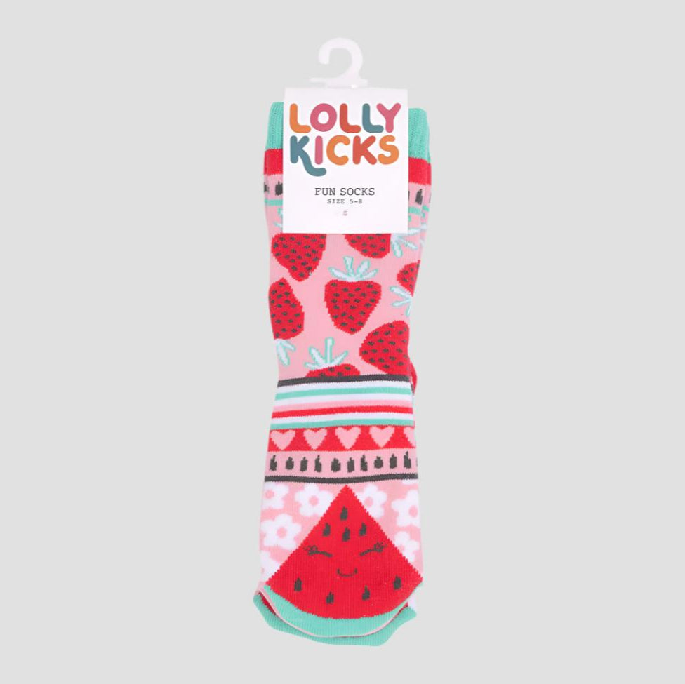 Watermelon' Socks - LollyKicks