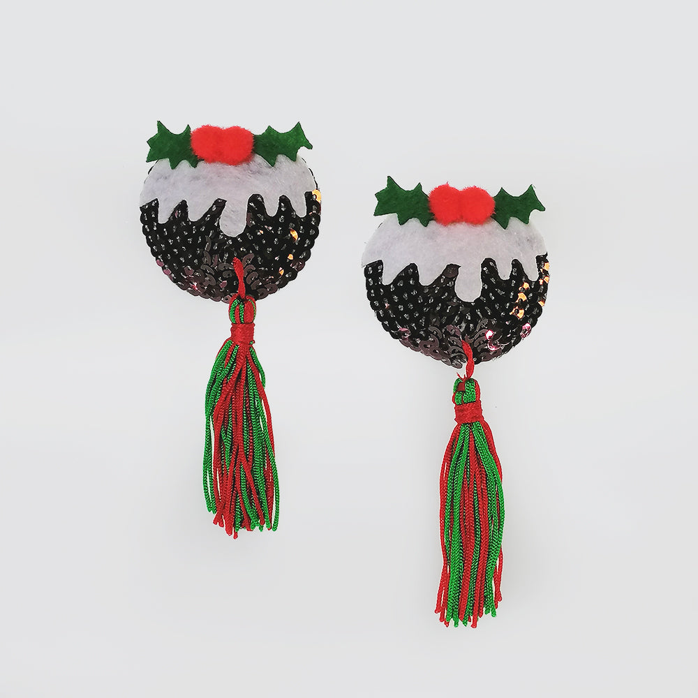 Nipple Tassels 'Xmas Pudding'