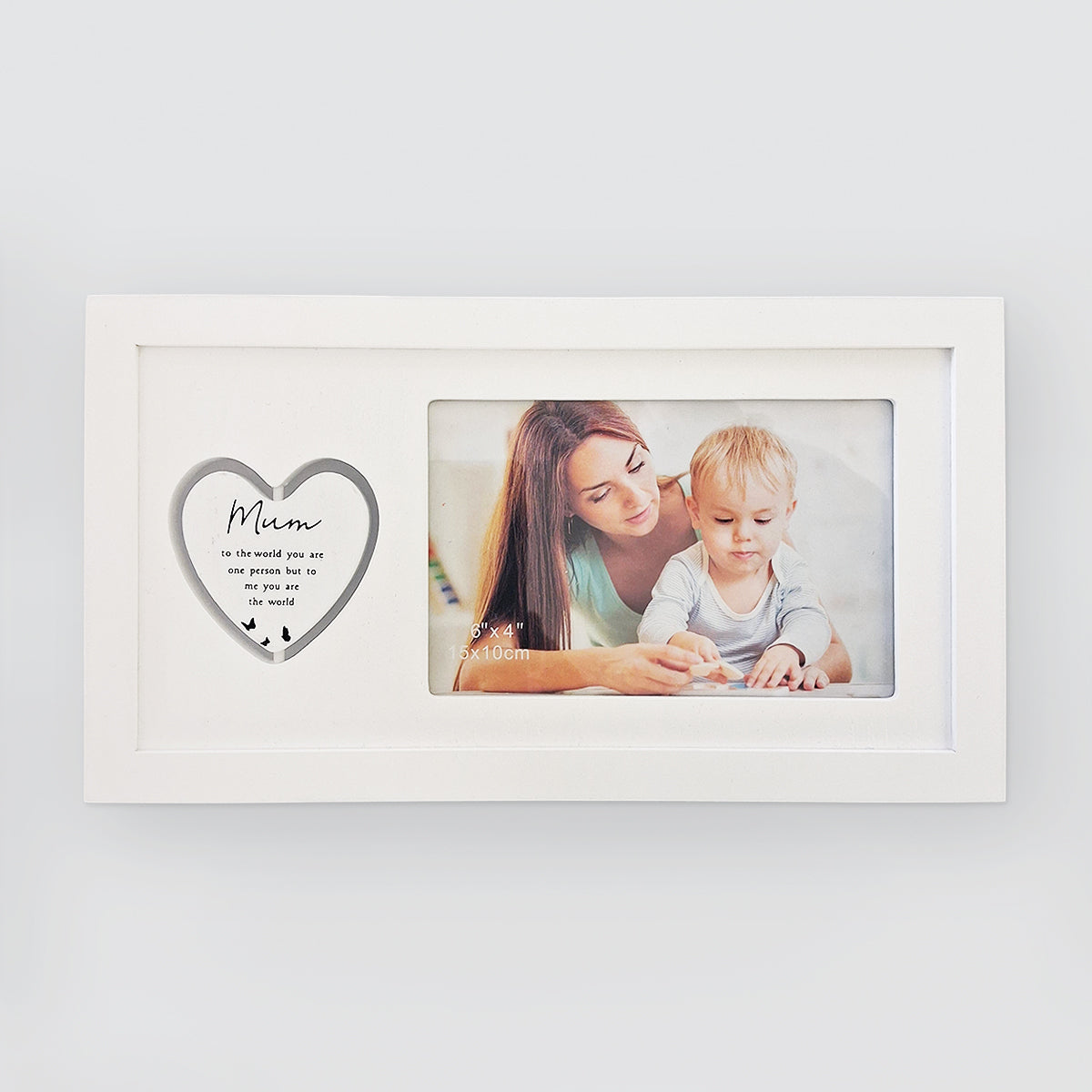 Spinning Heart Frame - Mum