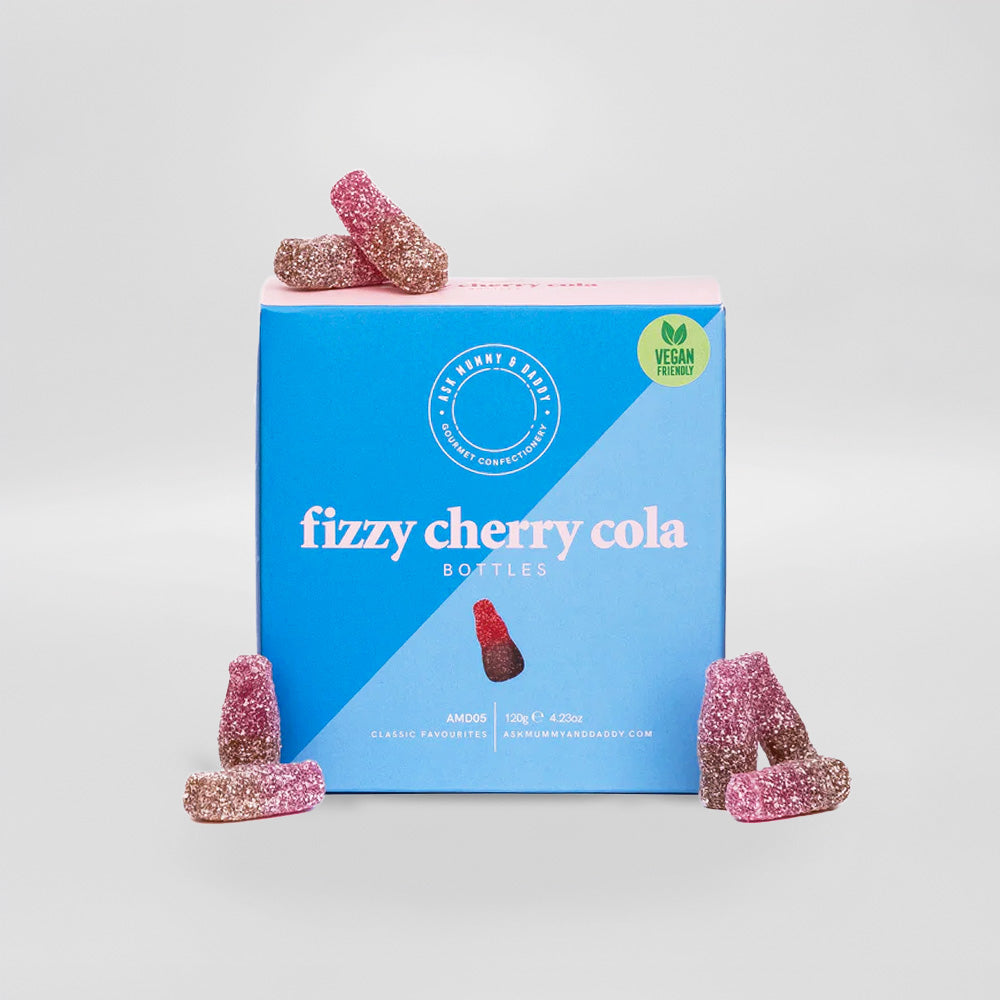 Fizzy Cherry Cola Bottles - Gift Sweets 140g