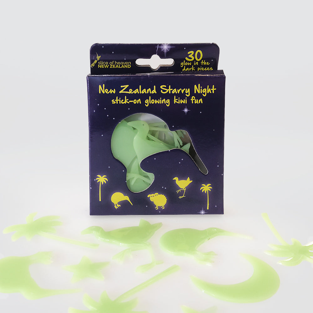 Glow In The Dark 'Kiwiana Stickers'