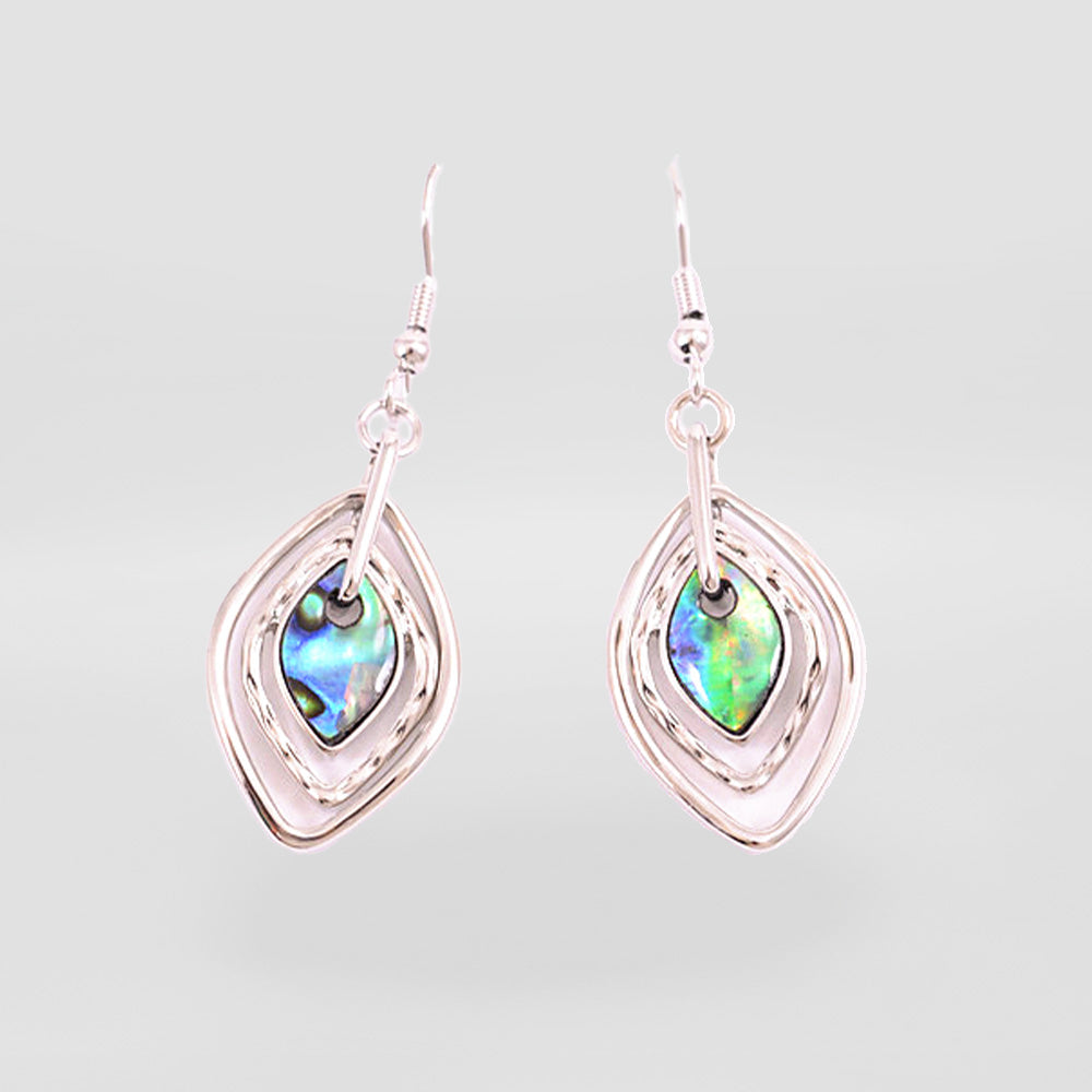 Paua 'Diamond' Earrings