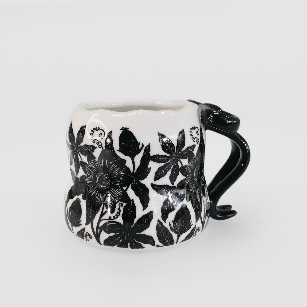 Floral Crumple Mugs