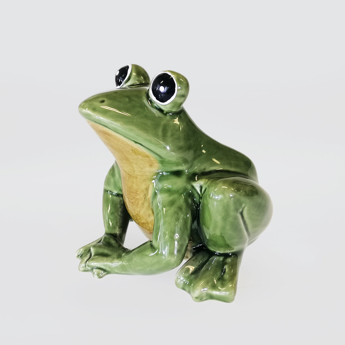 Ceramic Frog With Big Eyes