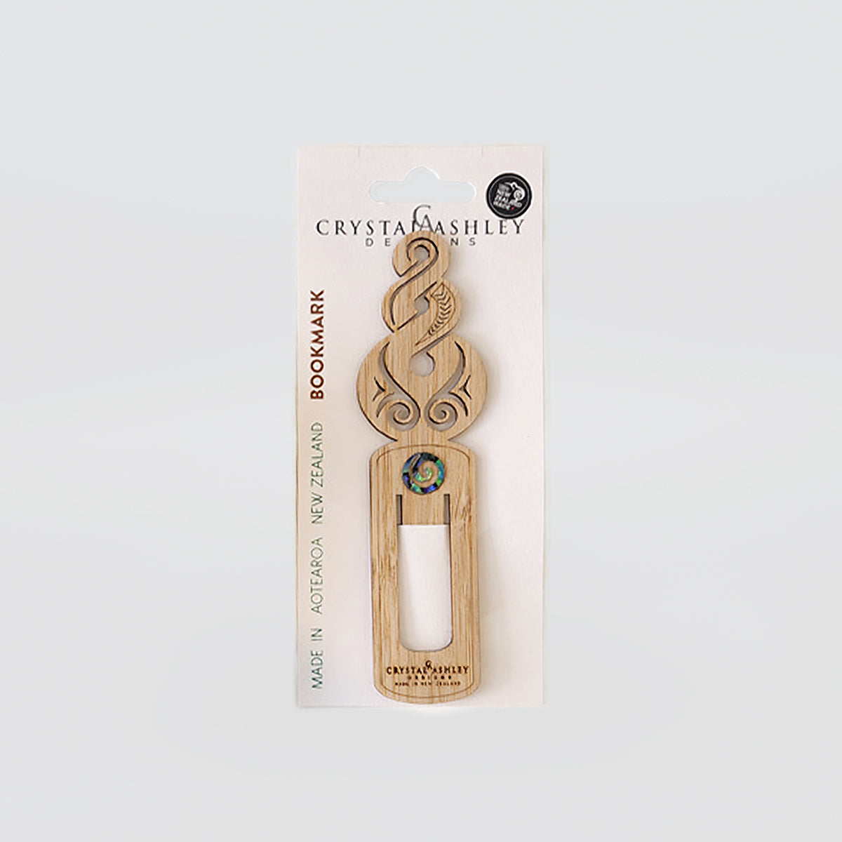 Wooden 'Pikoura' Bookmark
