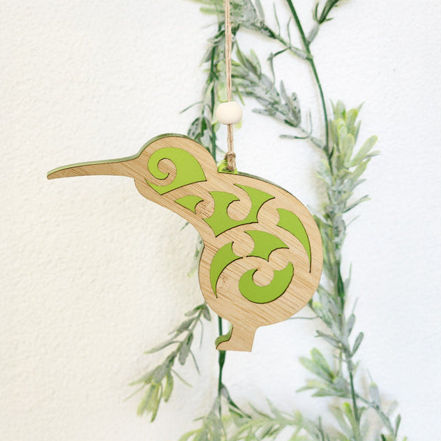 Hanging Birds - 'Koru Kiwi'