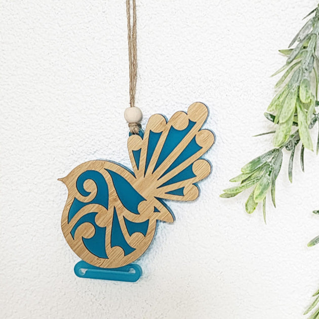 Hanging Birds - 'Koru Fantail'