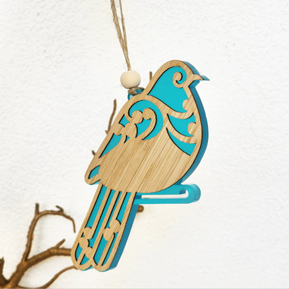 Hanging Birds - 'Koru Kereru'