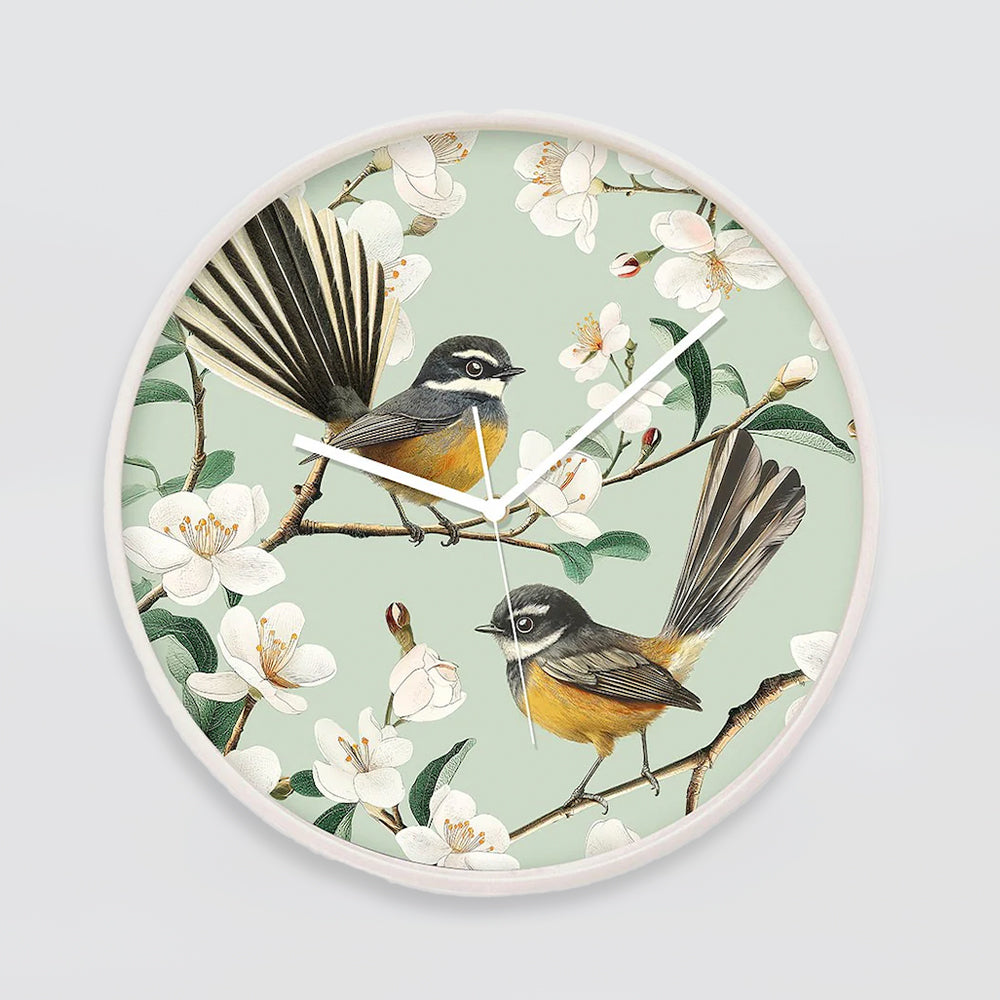 Clock - "Chatty Fantails'