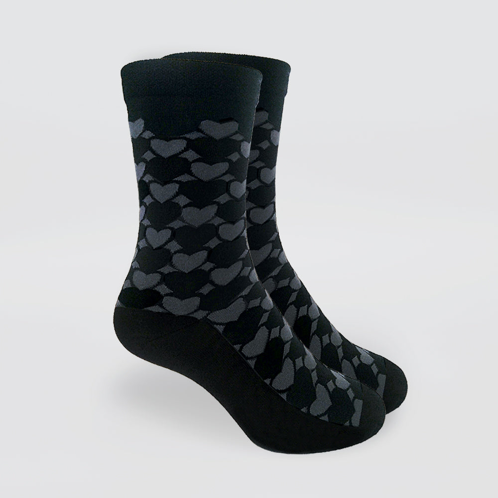 DS Merino Crew 'Heart' Socks