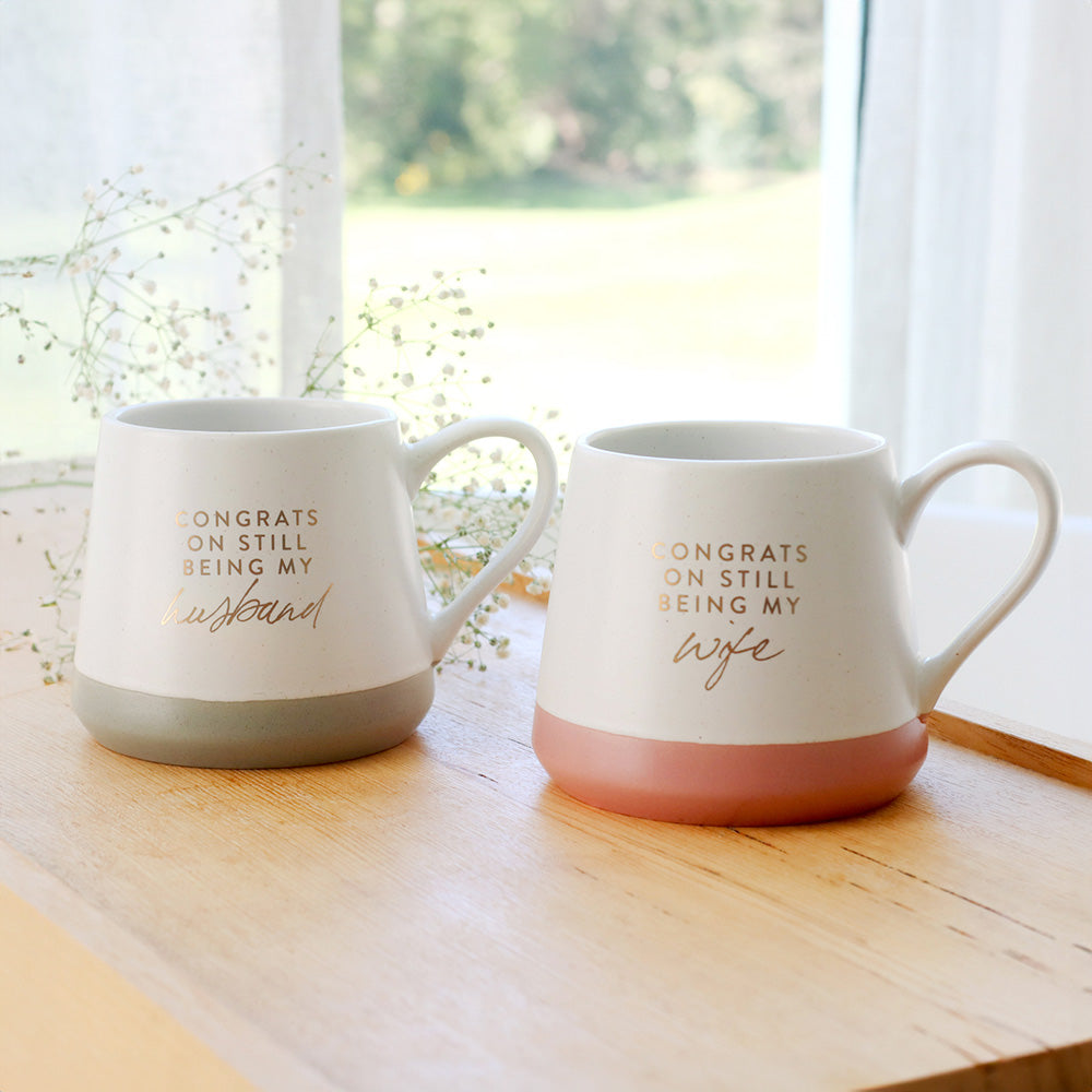 Wedding Mugs 'Congrats' - Set/2