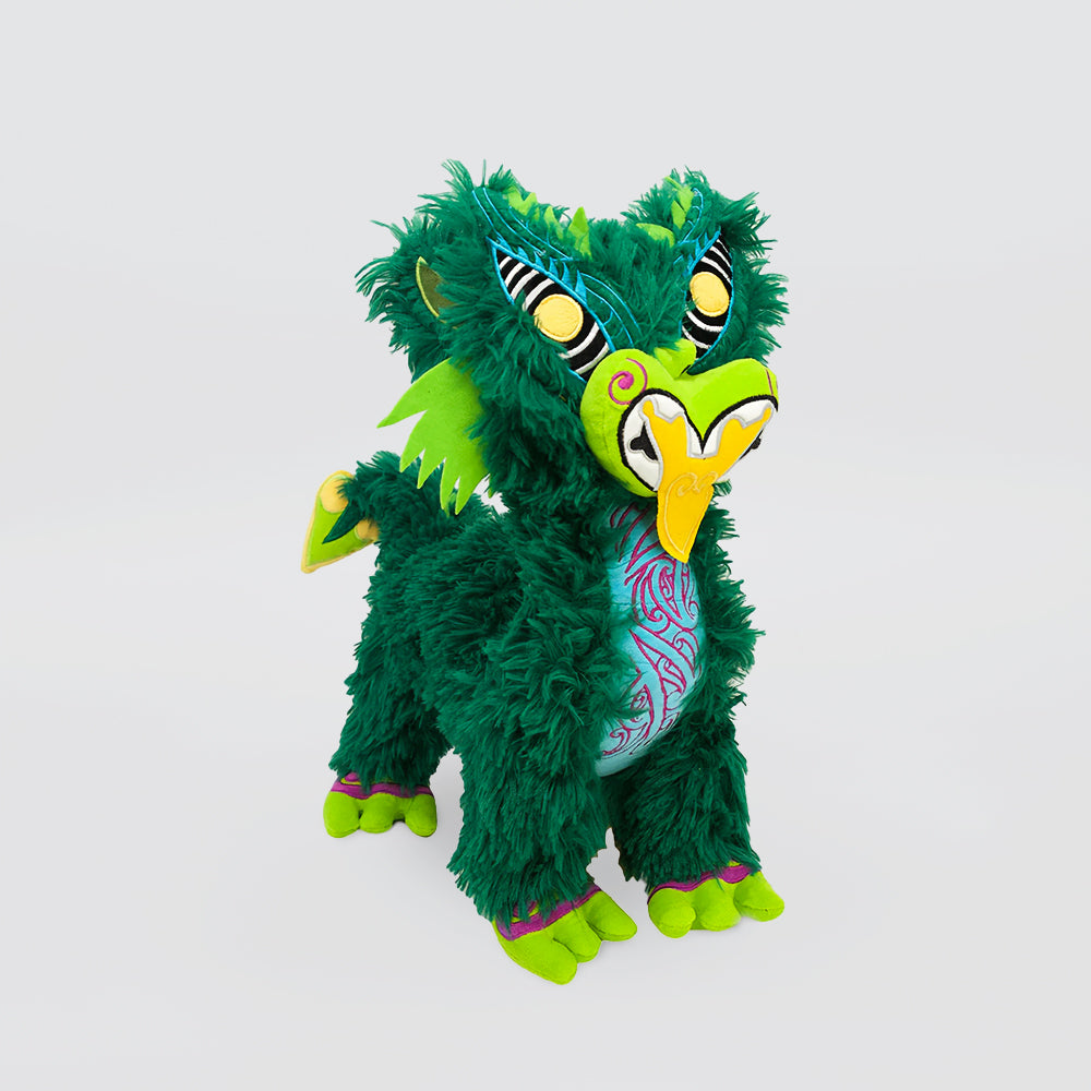 Green Taniwha Soft Toy