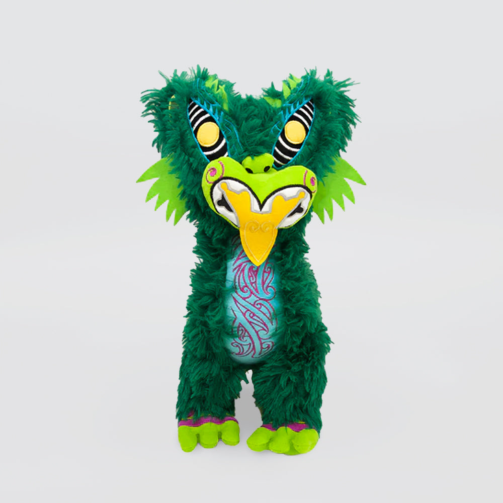 Green Taniwha Soft Toy