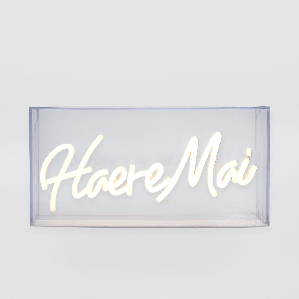 Haere Mai Neon Lights