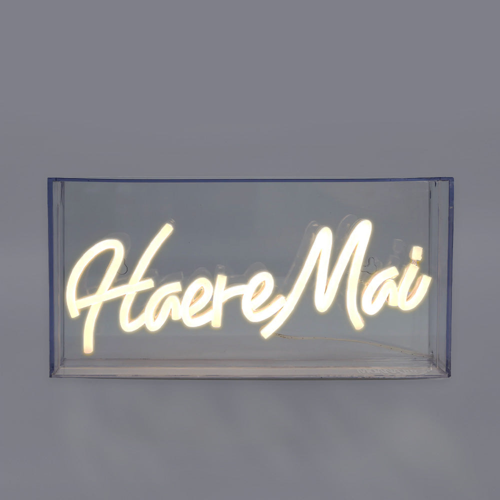 Haere Mai Neon Lights